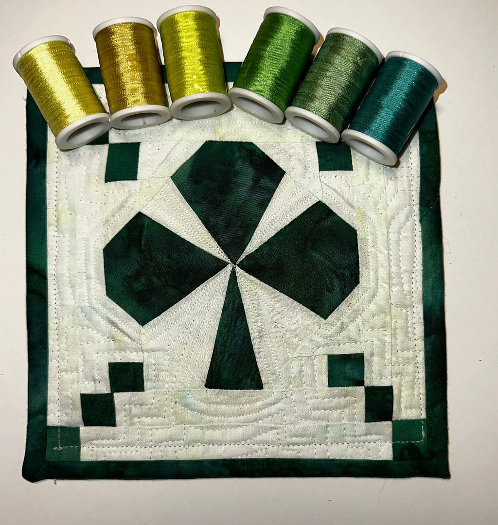 Timeless Shamrock Quilted Blanket NCU0PTT155