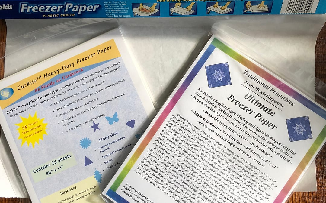 Using Freezer Paper Templates