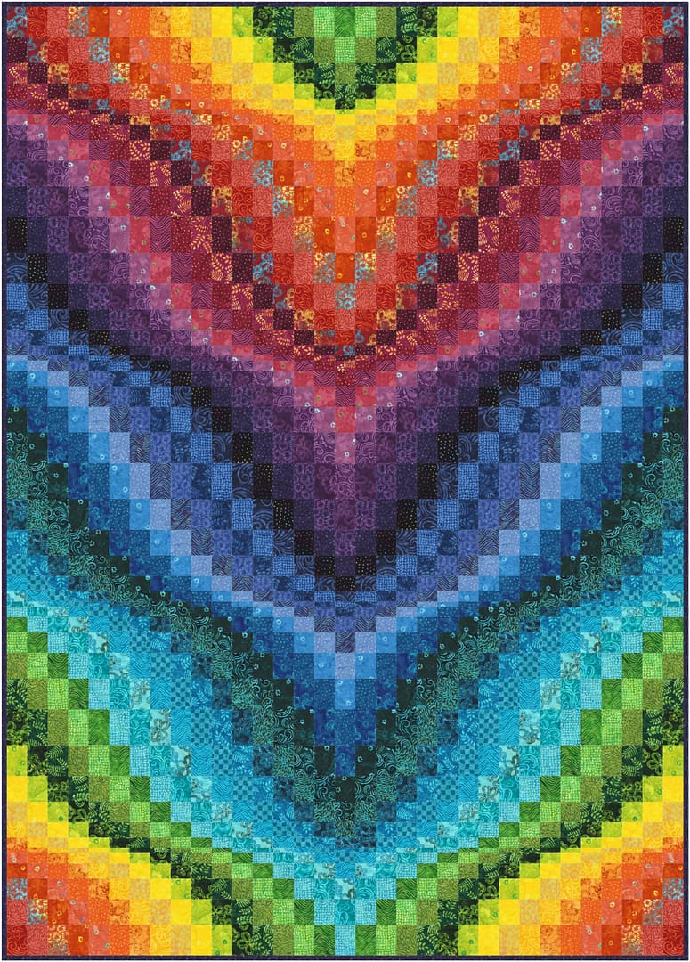 Color Waves Tourmaline Thyme Quilts