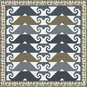 Mustache Quilt