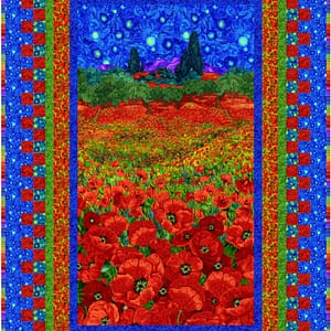 Pixelated Poppies