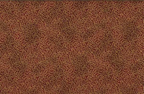 Hoffman Winter Blossom Scarlet/Gold P7618-78G