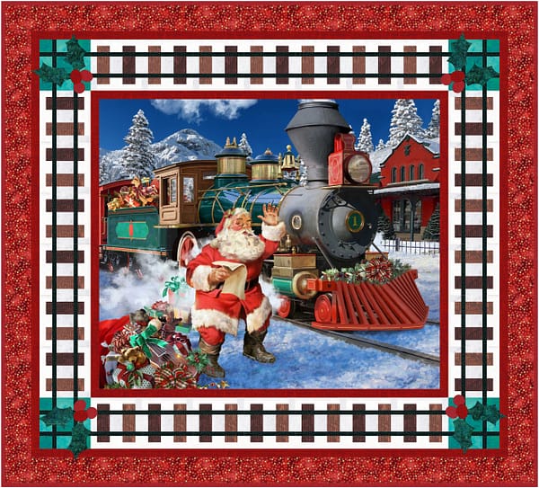 Santa's Railway Complimentary Fabric Bundle