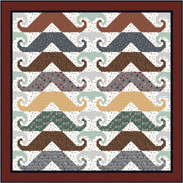 Mustache Quilt