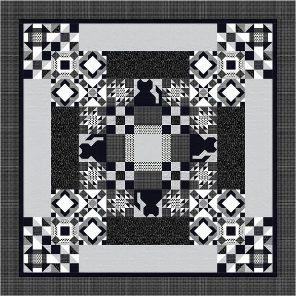 Kitty in the Middle Pattern