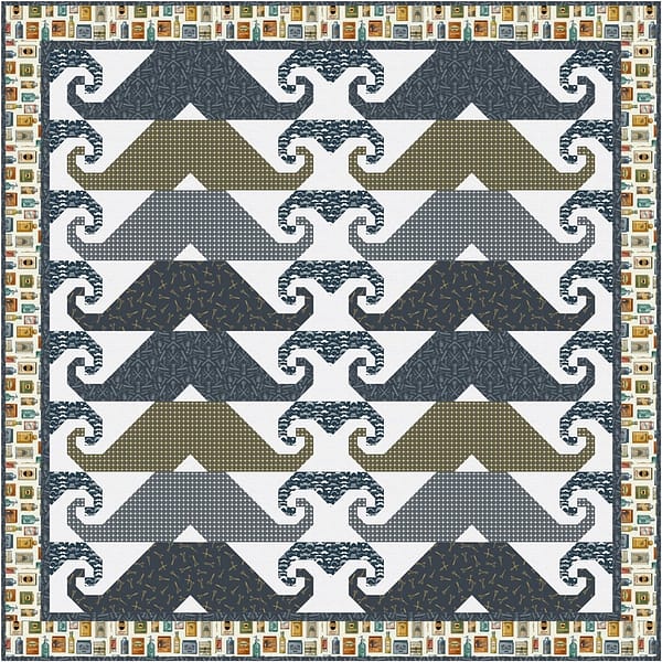 Mustache Quilt