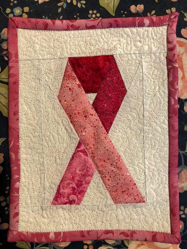 Ribbon Mini Quilt