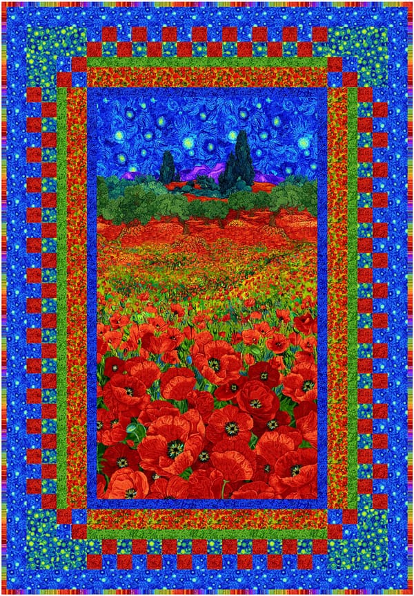 Pixelated Poppies