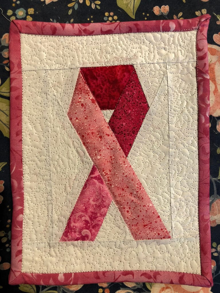 Ribbon Mini Quilt | Tourmaline & Thyme Quilts