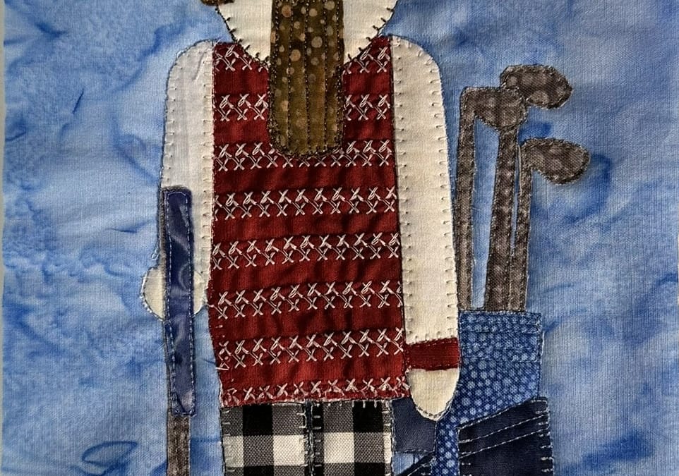 Quilt Block Mania – Nutcracker Golfer