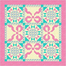 Buttons and Bows - 
copyright 2020 - Tourmaline and Thyme Quilts