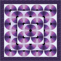 Purple Craze - Copyright 2020 Tourmaline & Thyme Quilts